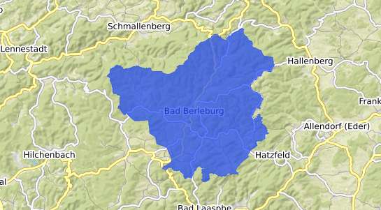 Bodenrichtwertkarte Bad Berleburg